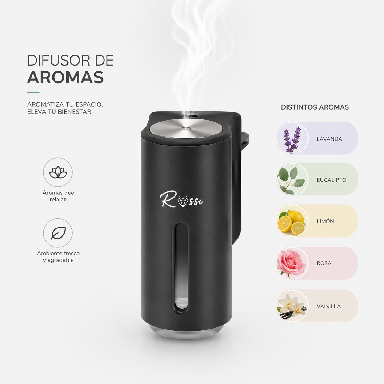 Difusor de aroma pequeño para carro