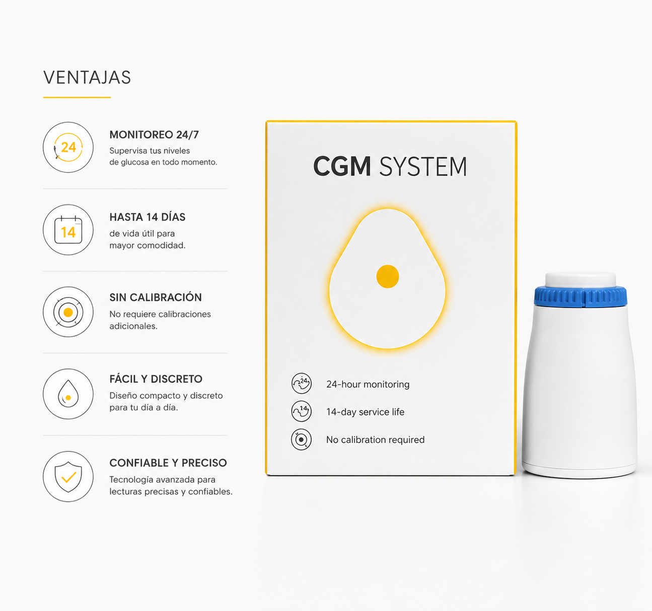 Medidor de glucosa por Bluetooth
