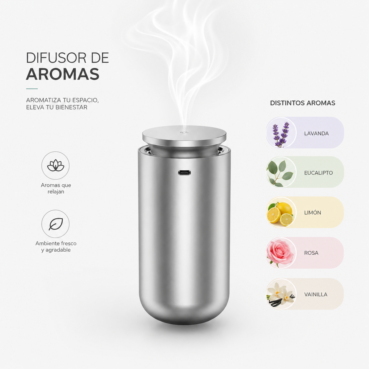 Difusor de aroma mediano para carro