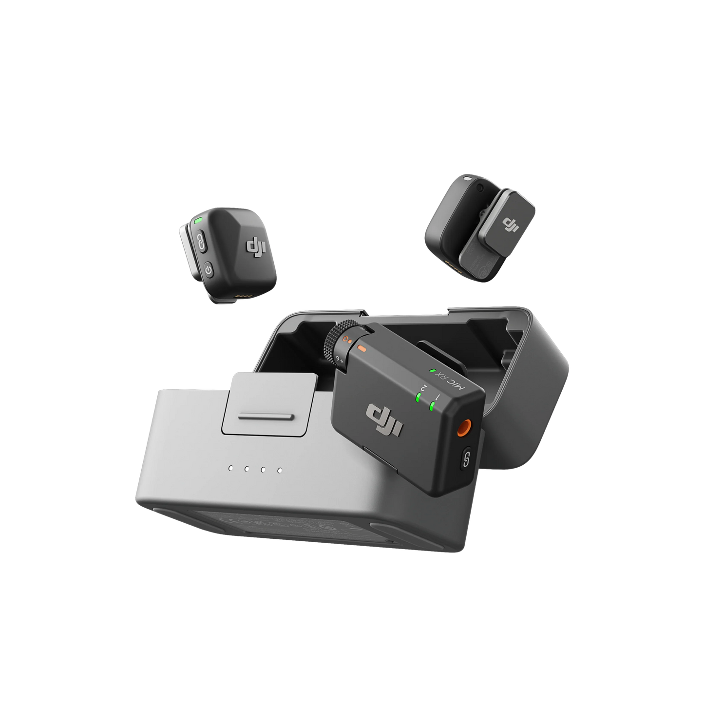 DJI Mic Mini 2TX 1RX Case de Carga