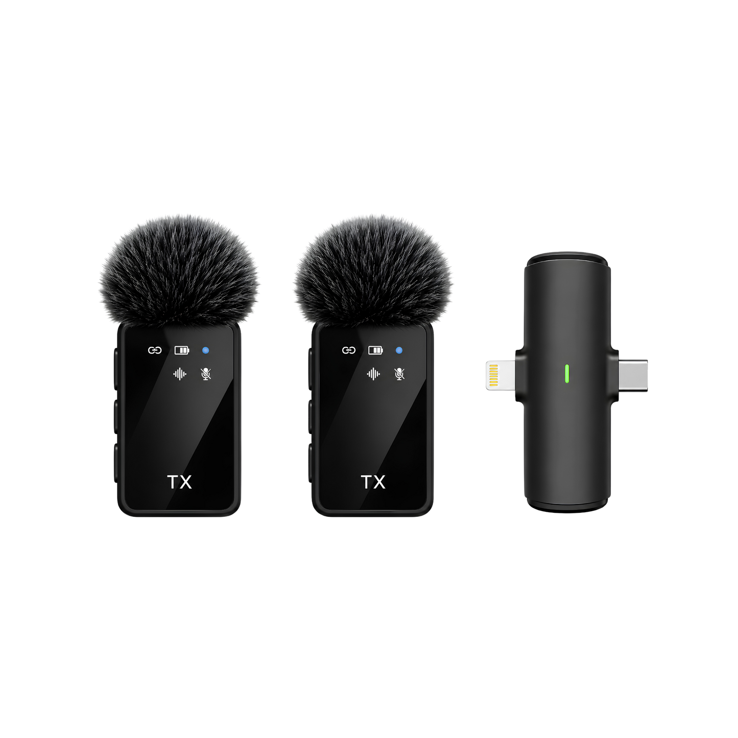 Micrófonos Inalámbricos Dual para Celular