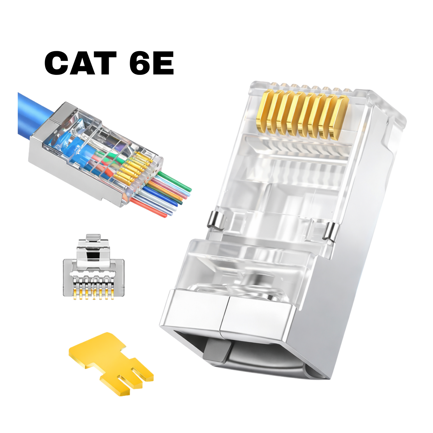 Conectores CAT5E & CAT6E