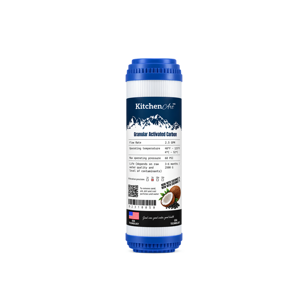 Filtro GAC Standard 10"x2.5" Kitchen Art