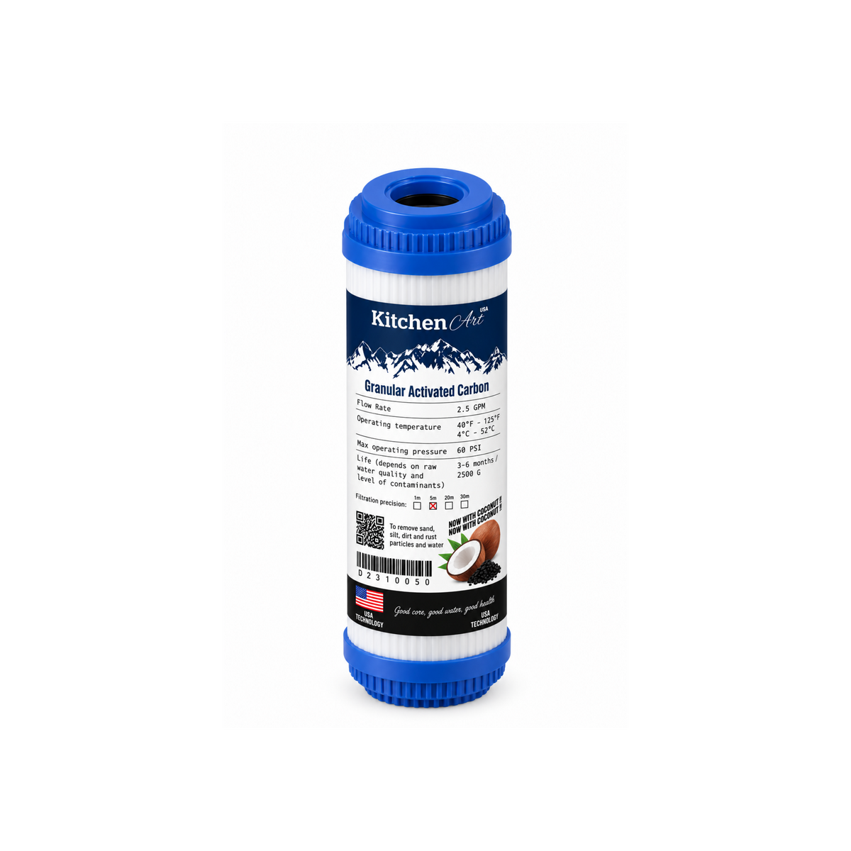 Filtro GAC Standard 10"x2.5" Kitchen Art