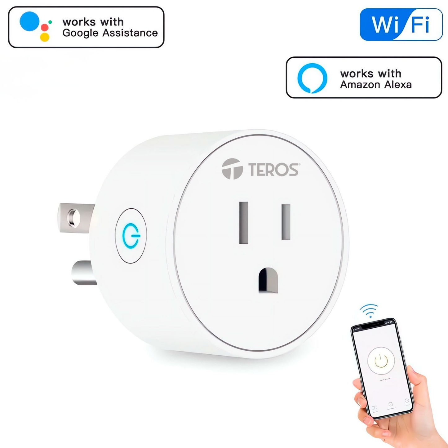 Tomacorriente Wifi De 1 Toma 10 Amp/16 Amp