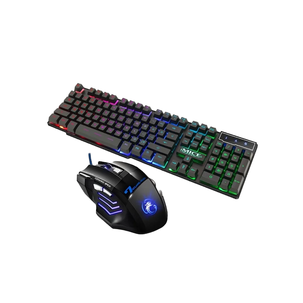 Combo teclado y mouse gamer iMice