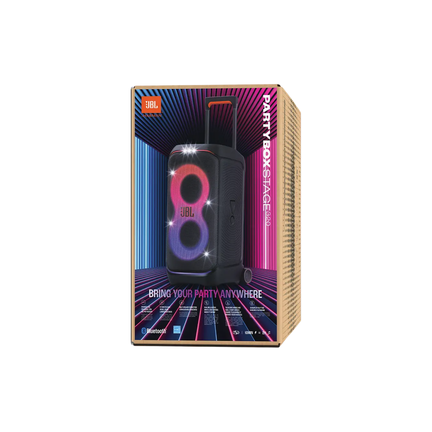 Parlante JBL PARTYBOX STAGE 320