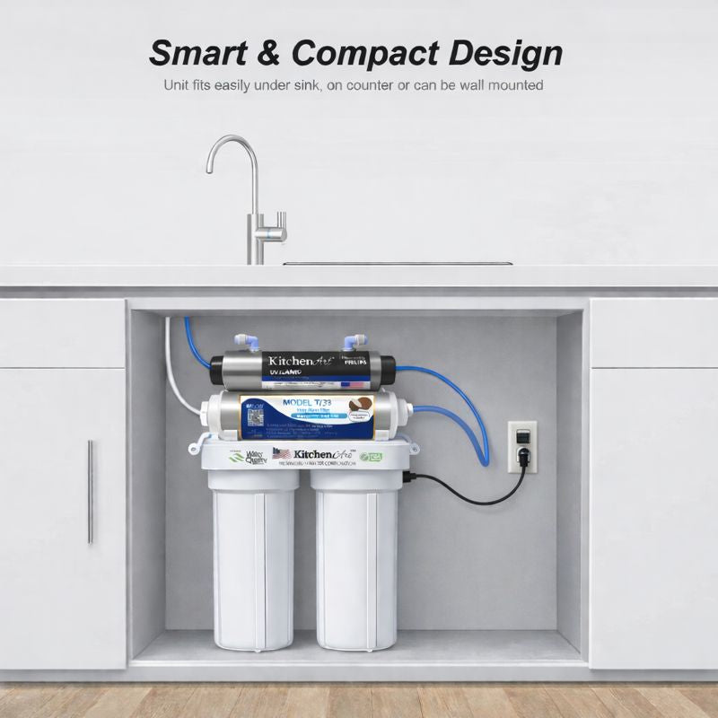 Purificador de agua PP + CTO + GAC - UF 2.5" + KIT UV
