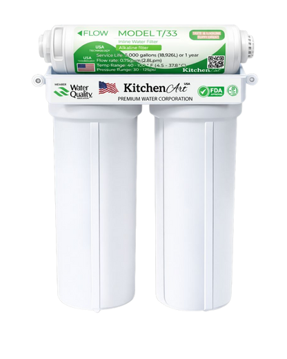 Purificador de agua PP + CTO - ALCALINO 2.5"