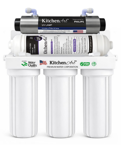 Purificador de agua PP + CTO + GAC - UF 2.5" + KIT UV