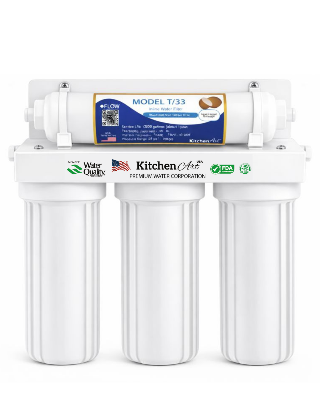 Purificador de agua PP + CTO + GAC - COCO 2.5"