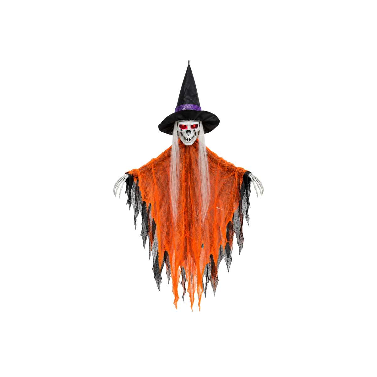 Bruja Colgante Halloween con Ojos LED