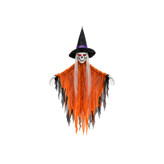 Bruja Colgante Halloween con Ojos LED