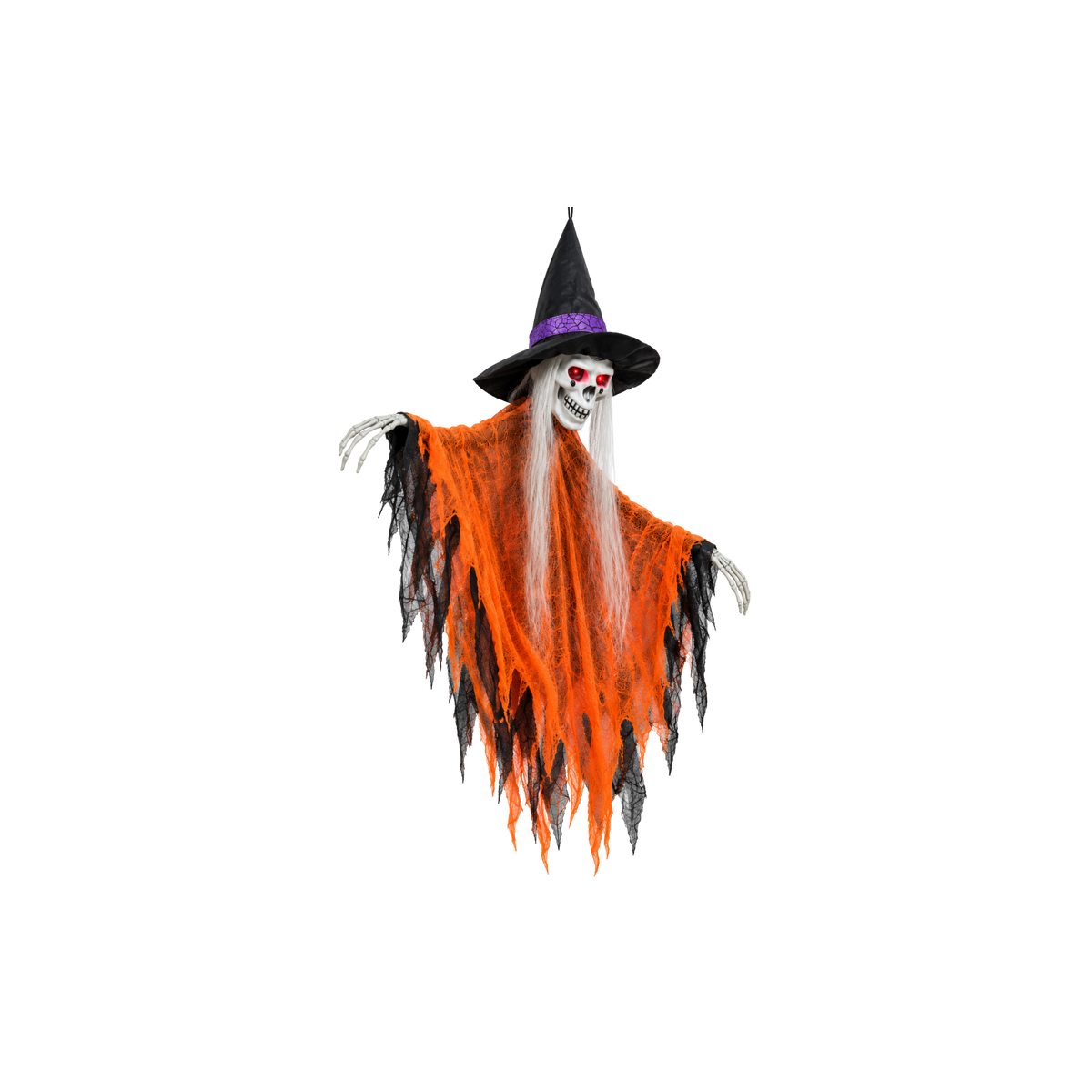 Bruja Colgante Halloween con Ojos LED