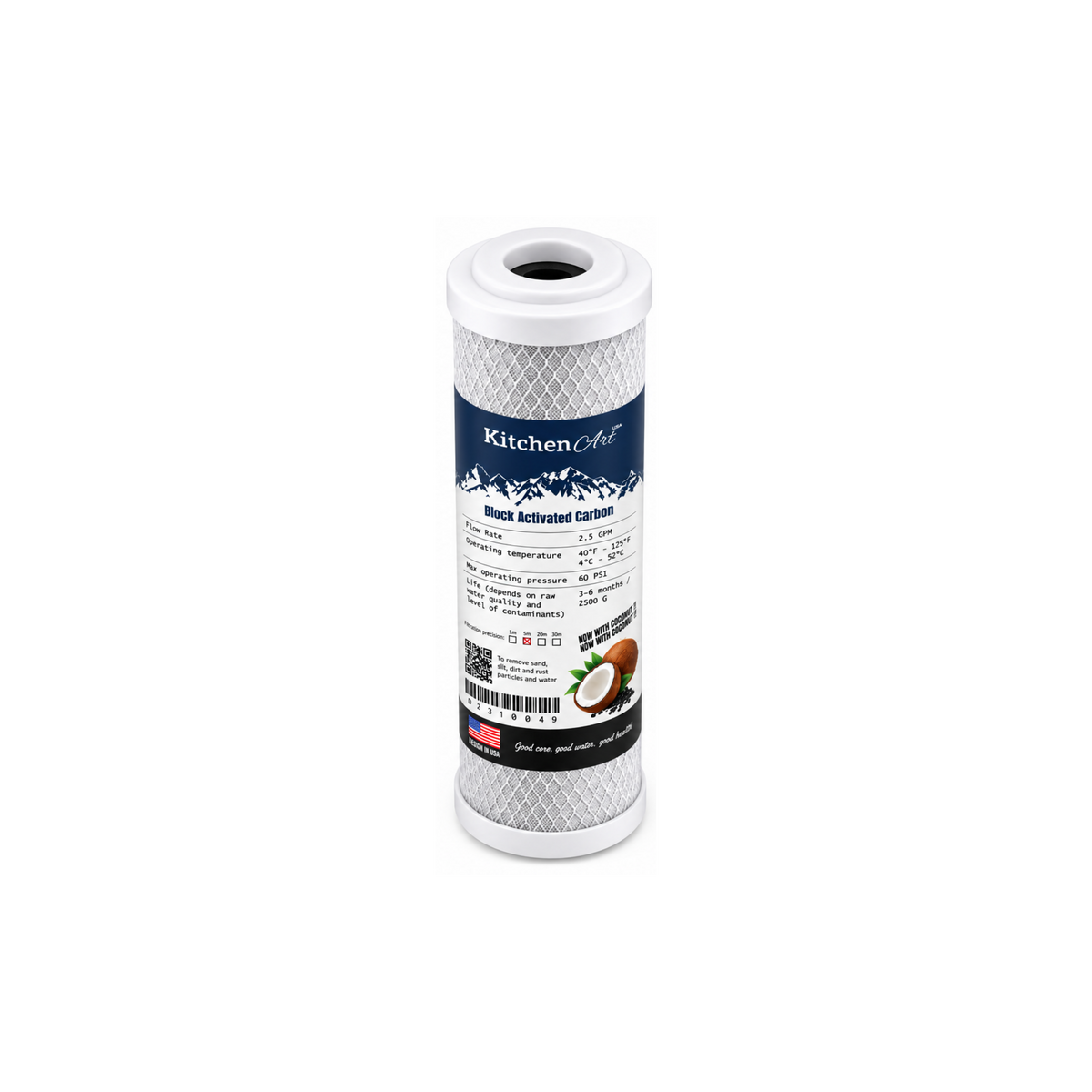 Filtro CTO Standard 10"x2.5" Kitchen Art