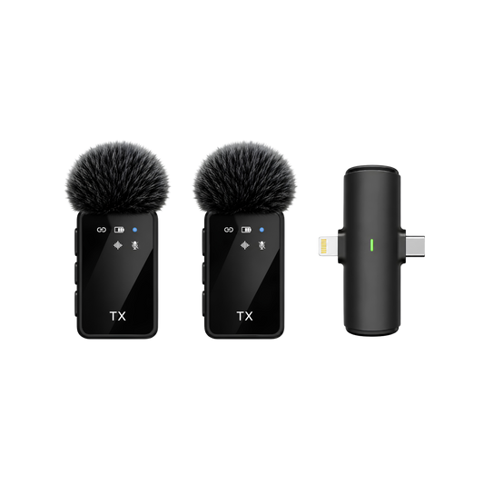 Micrófonos Inalámbricos Dual para Celular