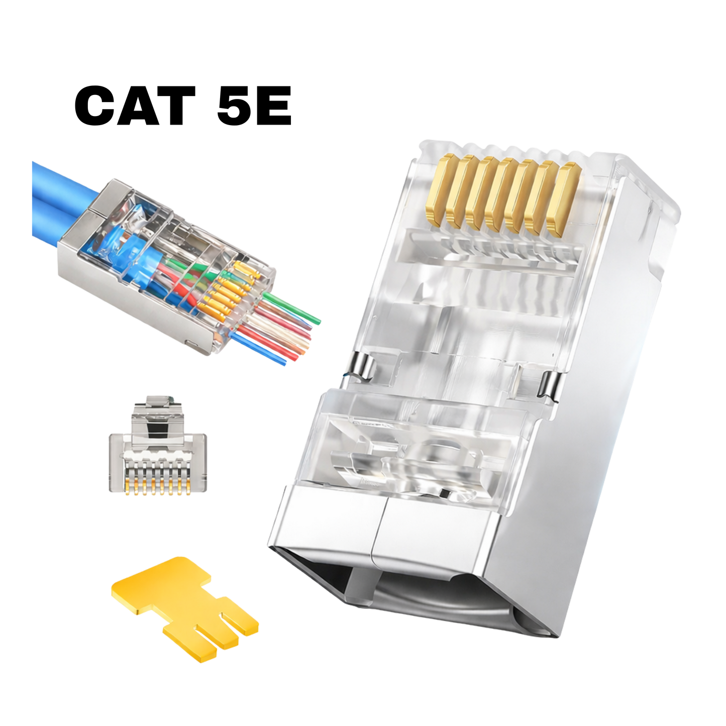 Conectores CAT5E & CAT6E