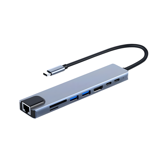 Hub 8 en 1 USB tipo C