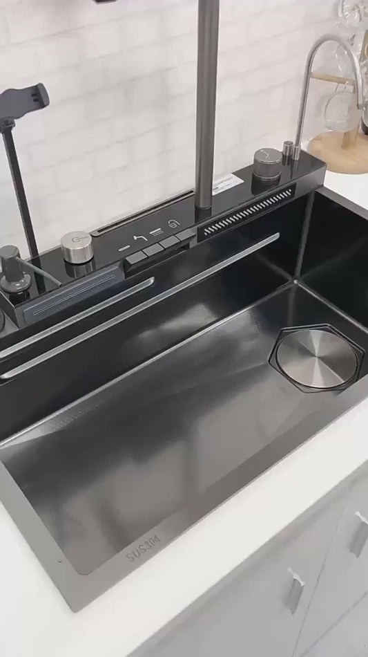 Fregadero Deluxe Doble Cascada